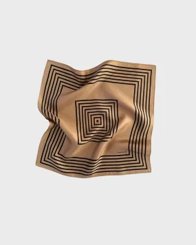 Le Scarf   Scarf No.15 Cappuchino 50x50 Beige ONESIZE 